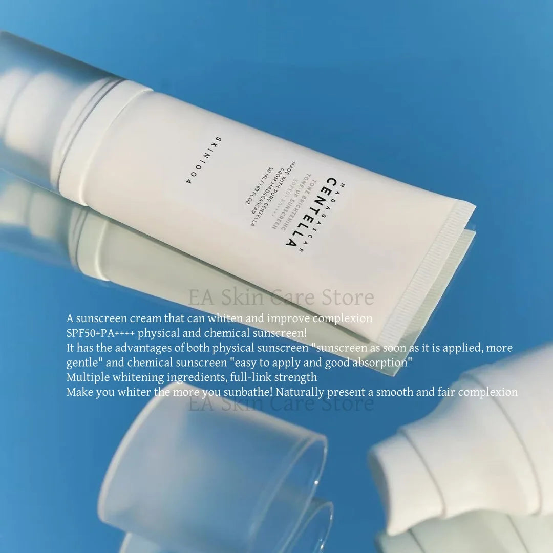 SKIN1004 Centella Skincare Coreanos Face Care 2Pcs/Set Whitening Serum Tone Brightening Capsule Ampoule Tone-up Sunscreen SPF50+