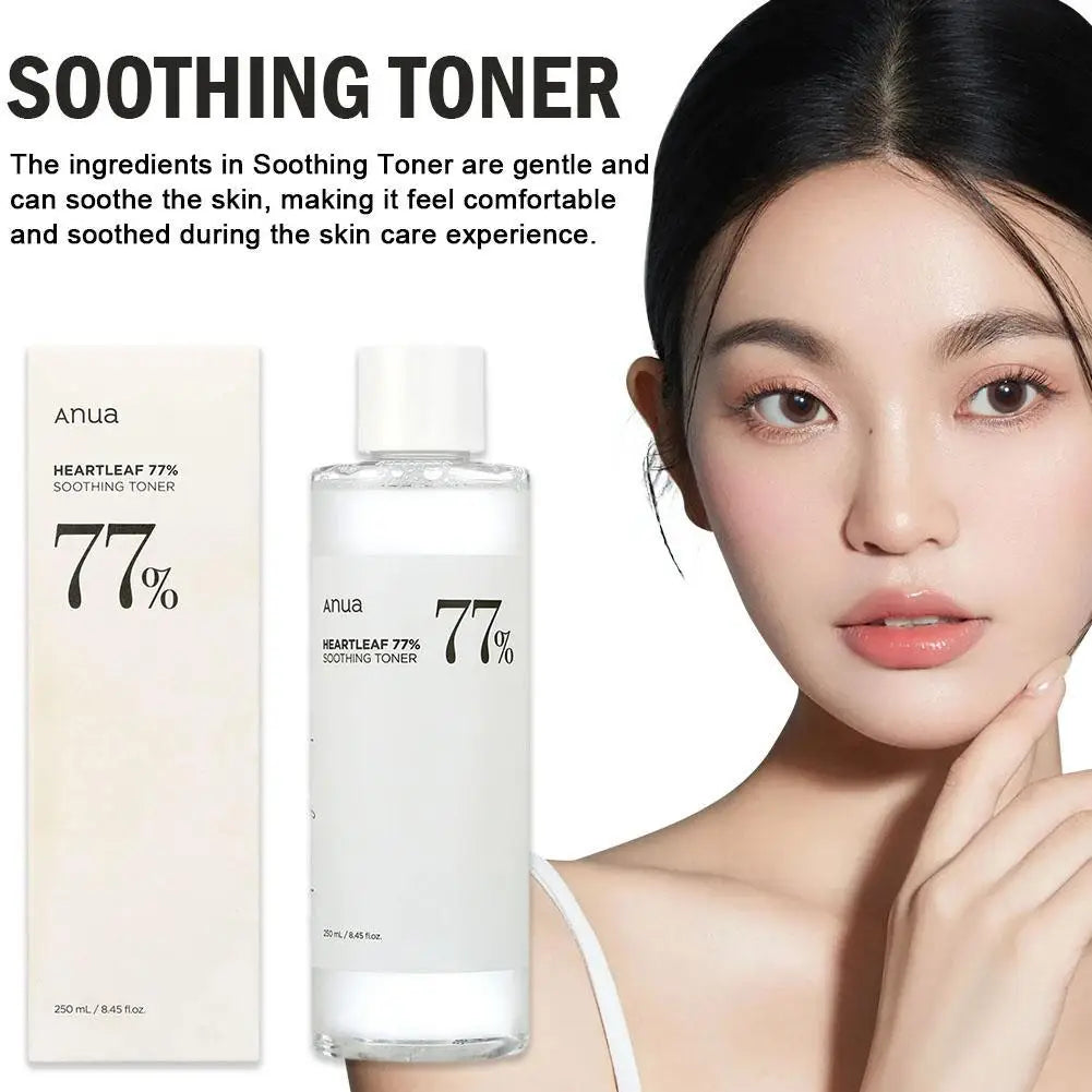Anua Heartleaf 77 Soothing Toner PH 5.5 Trouble Care Calming Skin Refreshing Hydrating Purifying Cruelty Free for skin Care