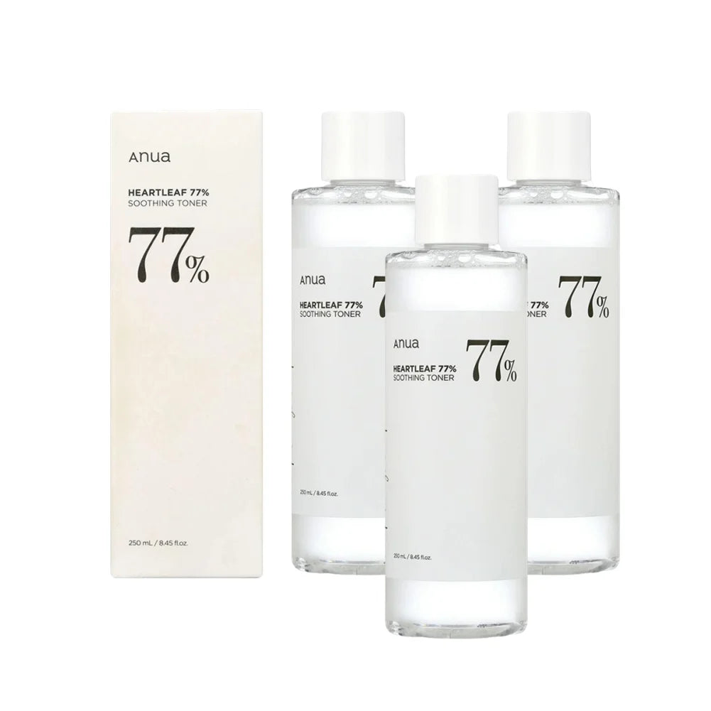 Anua Heartleaf 77 Soothing Toner PH 5.5 Trouble Care Calming Skin Refreshing Hydrating Purifying Cruelty Free for skin Care