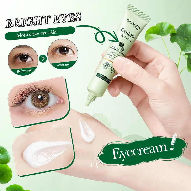 Centella Asiatica Travel Size Skin Care Sets Moisturizing Face Cream / Serum / Cleanser/ Eye Cream Anti Dark Circles Eye Cream