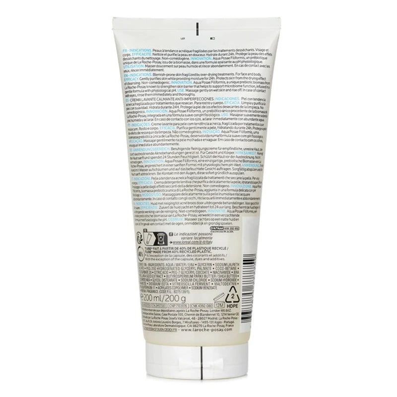 La Roche Posay Effaclar H Iso Biome Soothing Cleansing Cream