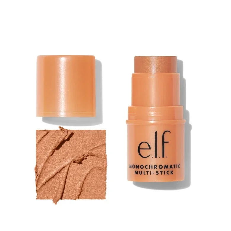 Original elf 3 in 1 Multi-purpose Stick Lipstick Blusher Stick Eye Shadow Cream Lip Cheek Makeup Stick Pretty Beauty Cosmetics
