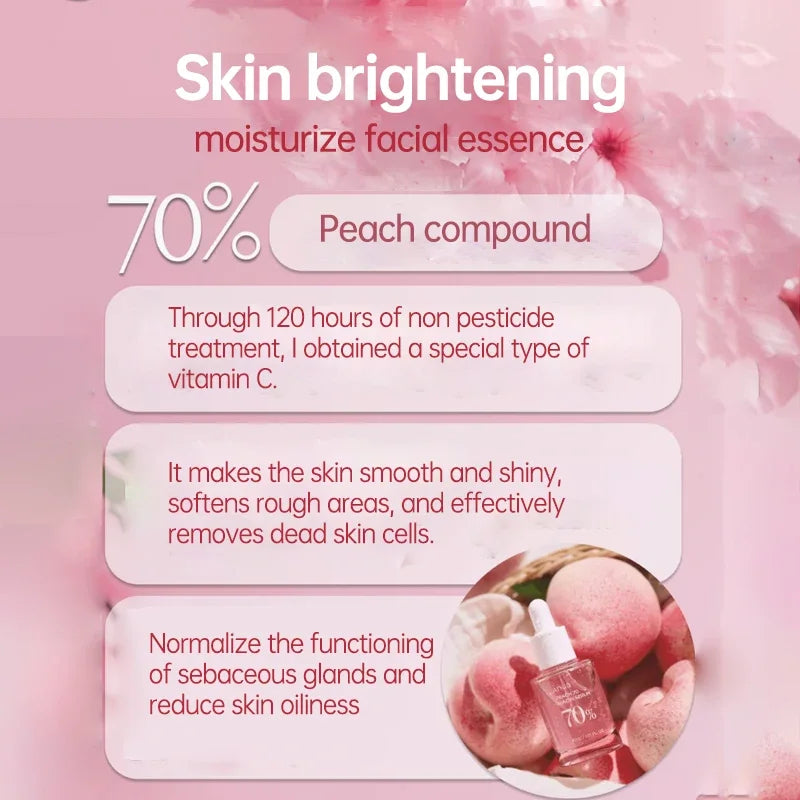 Anua Original Peach 70% Niacinamide Serum Anti-Wrinkle Hydrating Deep Spot Serum Vitamin C Freckle Removal Whitening Set