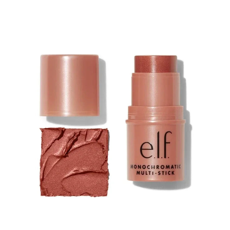 Original elf 3 in 1 Multi-purpose Stick Lipstick Blusher Stick Eye Shadow Cream Lip Cheek Makeup Stick Pretty Beauty Cosmetics