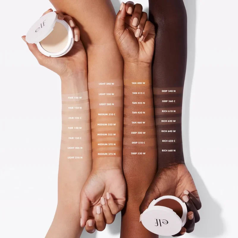 ELF Camo Powder Foundation Flawless Powder Matte Long-lasting Waterproof Concealer Brightening Pore-minimizing Makeup Cosmetics
