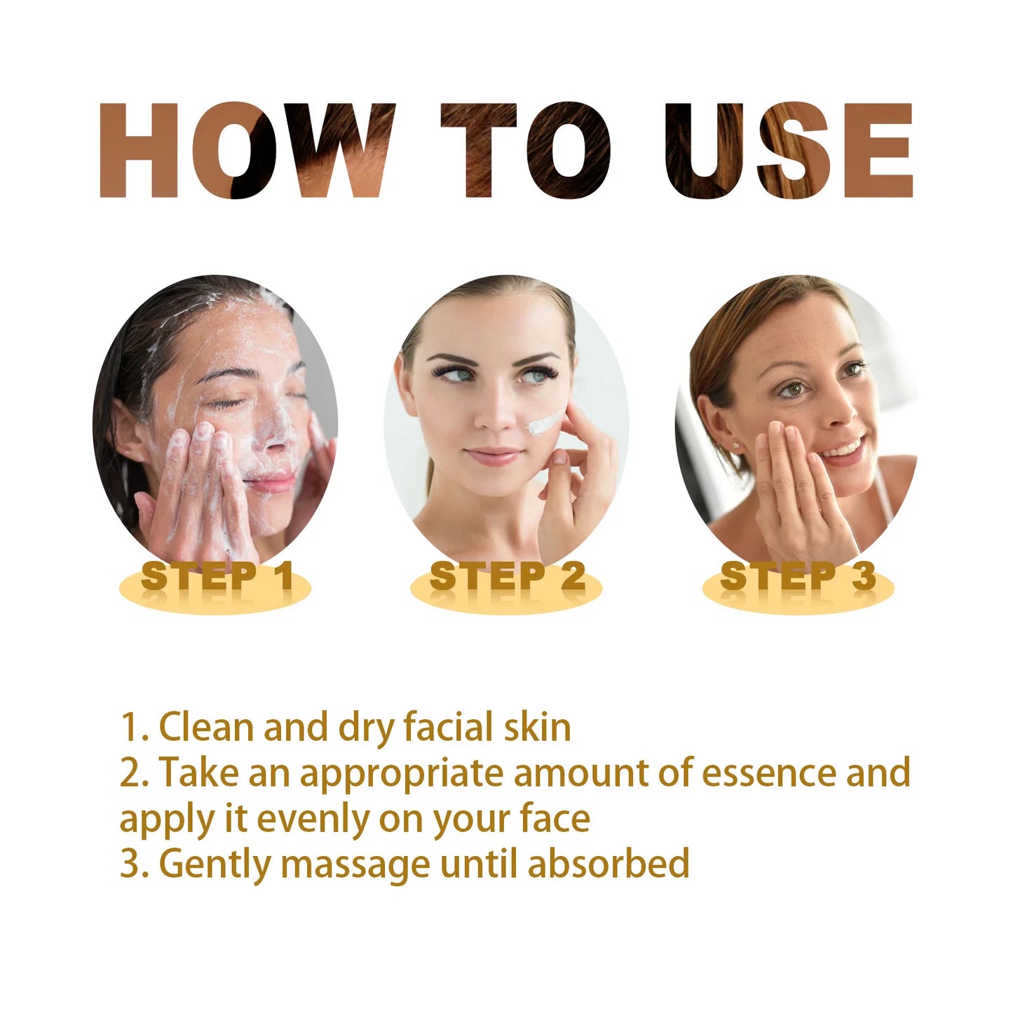 Centella Asiatica Face Serum Nourish Dry Skin Smoothing Rejuvenation Skin Brightening Whitening Cream Facial Moisturizer Korean