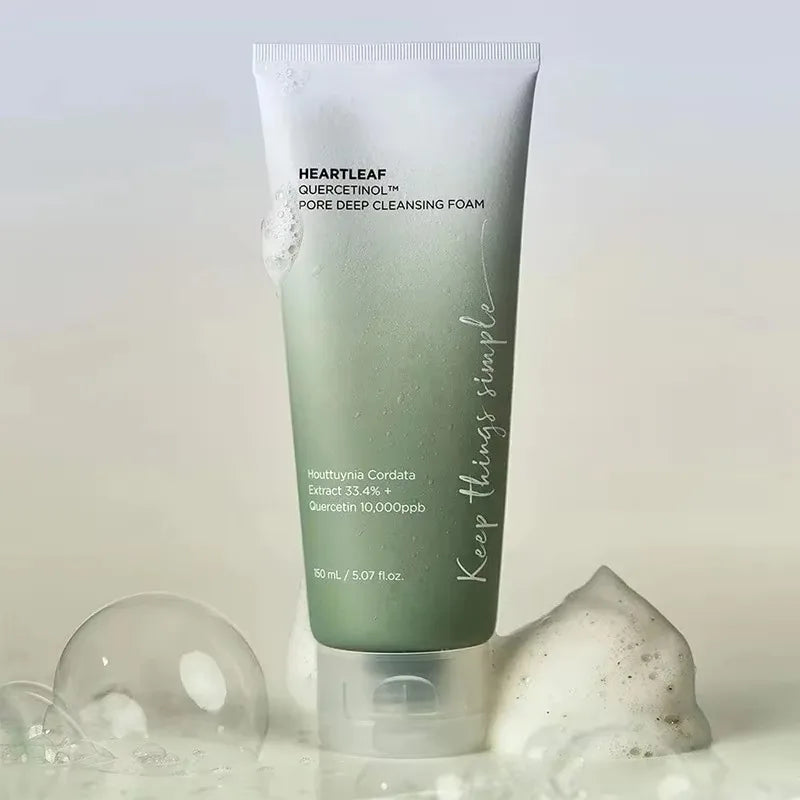 Anua Heartleaf Dual Cleansing 2-in-1 Pore Control Cleansing Oil and Deep Facial Cleanser Double Cleansing Korea Skincare Set