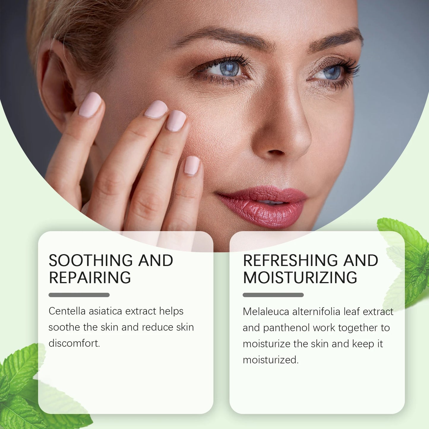 Centella Asiatica Toner Soothing & Hydrating Facial Skin, Daily Repair Refreshing Water, Sensitive Skin, Pore Minimizing