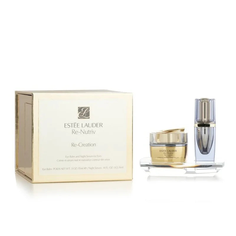 Estee Lauder Re-Nutriv Re-Creation Eye Balm: Eye Balm 15ml + Night Serum 4ml, 2pcs