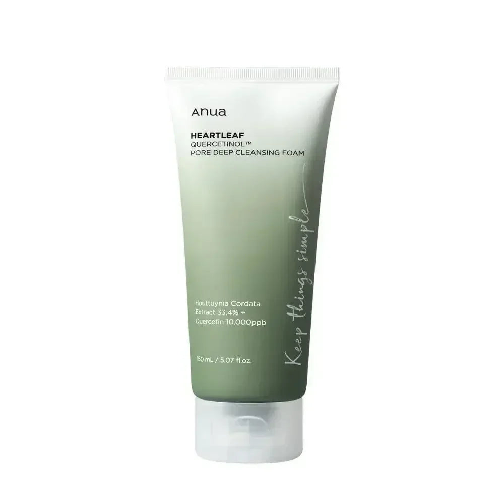 Anua Skincare Set Heartleaf 77% Soothing Toner Soothing Ampoule Vitamin C Blemish Serum Control Cleansing Oil Facial Cleanser
