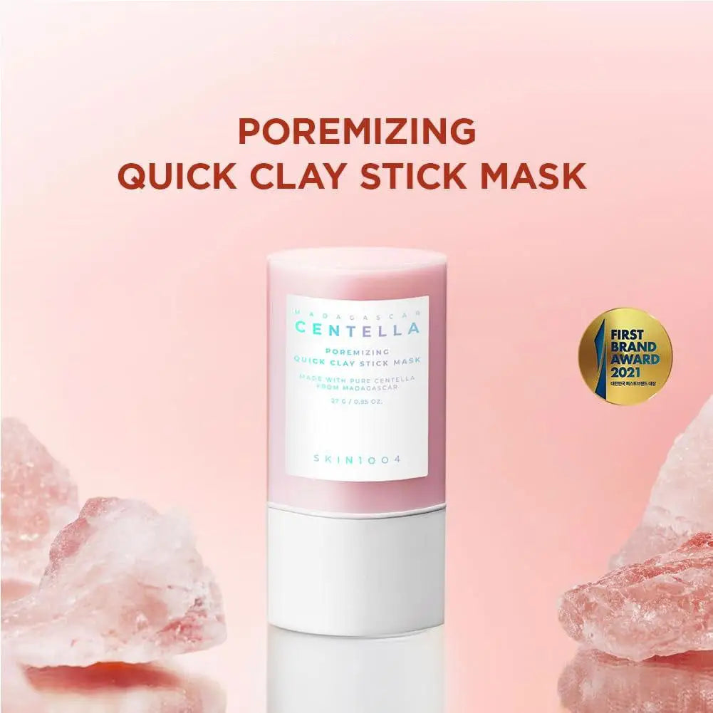 Centella Asiatica Himalayan Pink Salt Cleansing Mud Stick 27g Deep Clean Soften Moisturize Oil Control Balance Skin Care Mask