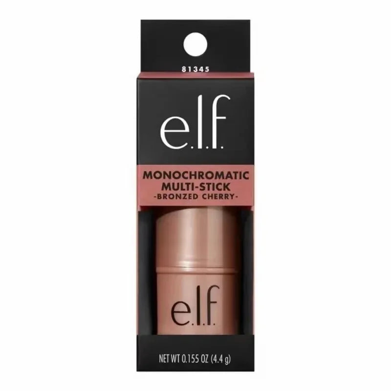 Original elf 3 in 1 Multi-purpose Stick Lipstick Blusher Stick Eye Shadow Cream Lip Cheek Makeup Stick Pretty Beauty Cosmetics