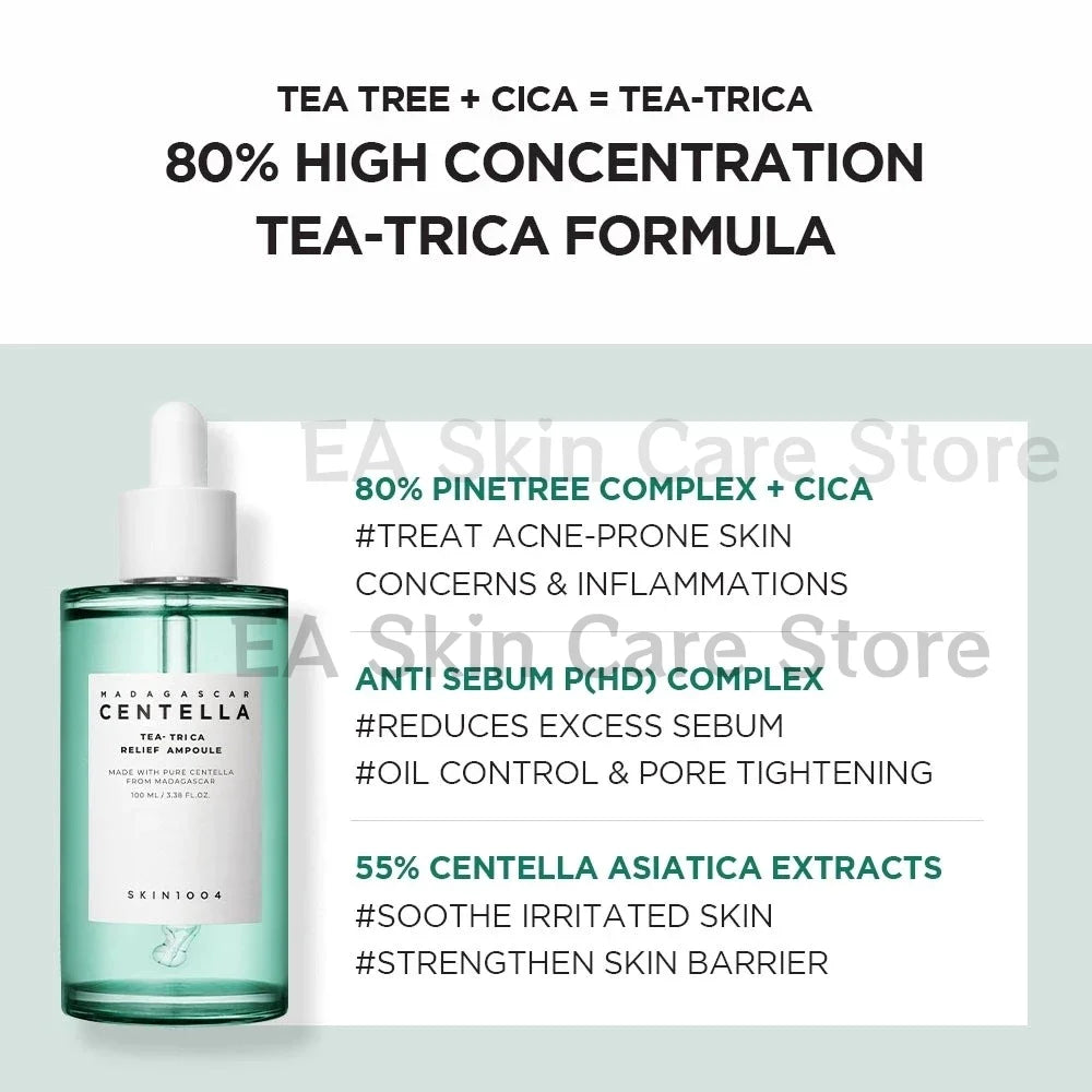 SKIN1004 Centella Skincare Coreanos Whitening Serum Facial Soothing Hydration Ampoule Blackhead Remover Niacinamide Essence