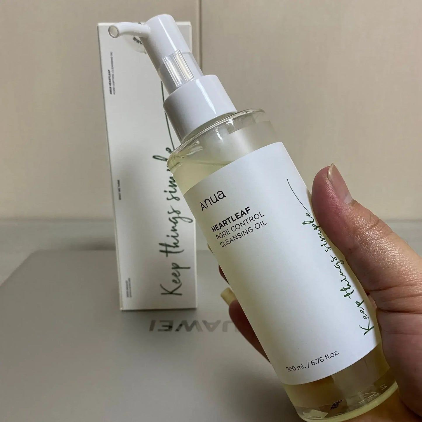 Anua Heartleaf Pore Control Cleansing Oil 200ml Makeup Remover Skincare Oil Makeup Remover