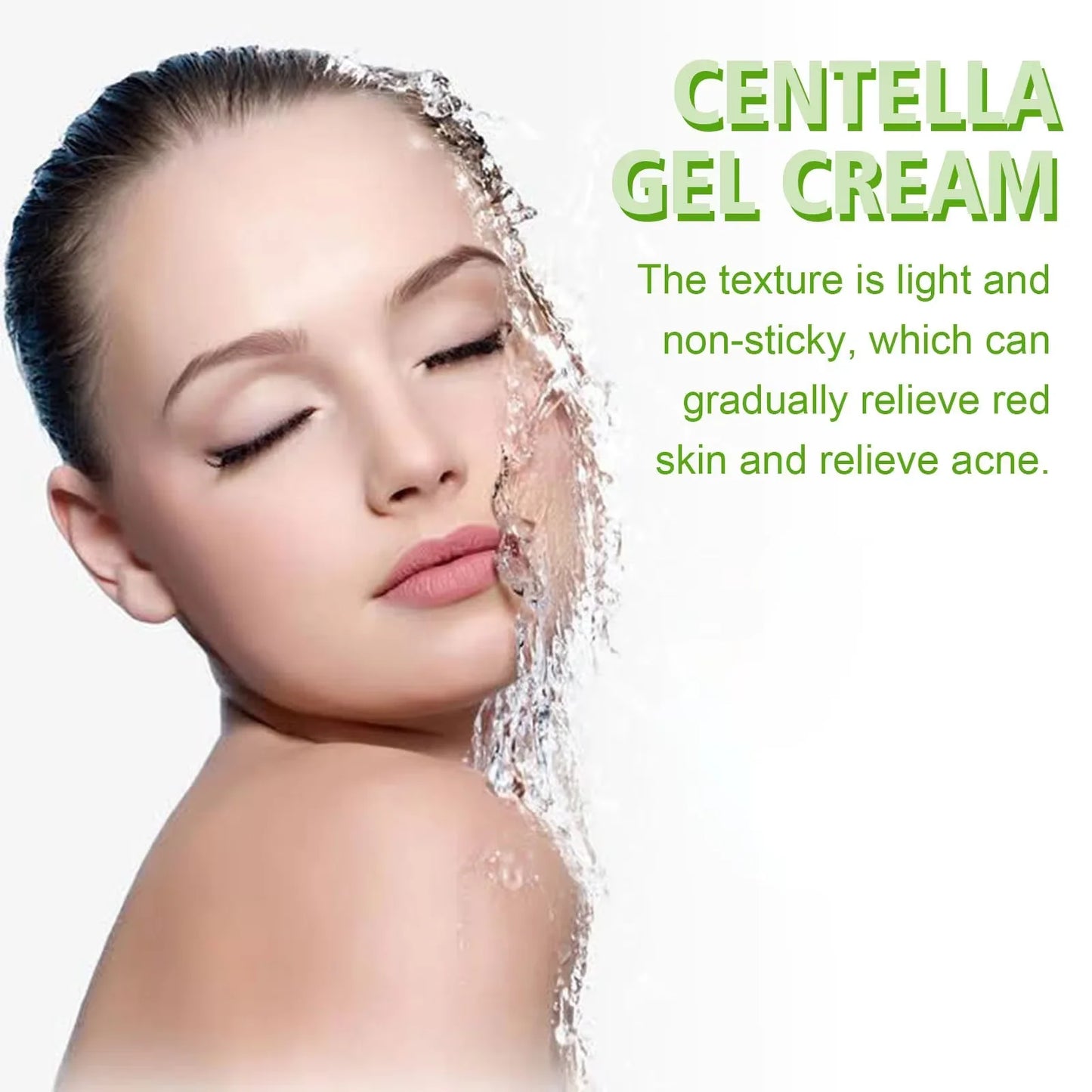 Centella Asiatica Face Cream Anti Redness Sun After Repair Blemish Acne Mark Oil Control Shrink Pore Nourishing Moisturizing Gel