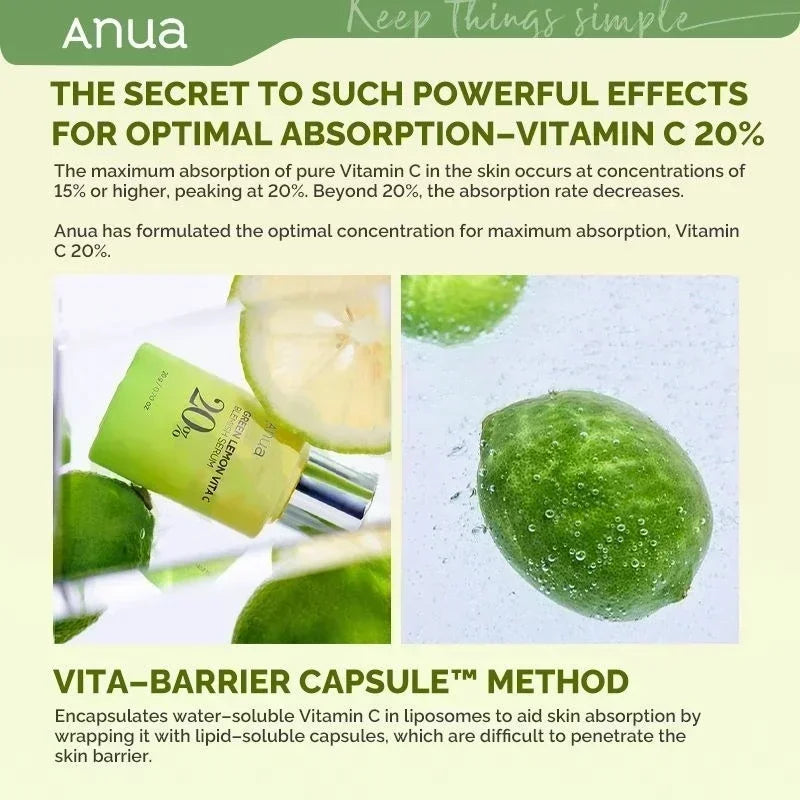 Anua Original Peach 70% Niacinamide Serum Anti-Wrinkle Hydrating Deep Spot Serum Vitamin C Freckle Removal Whitening Set