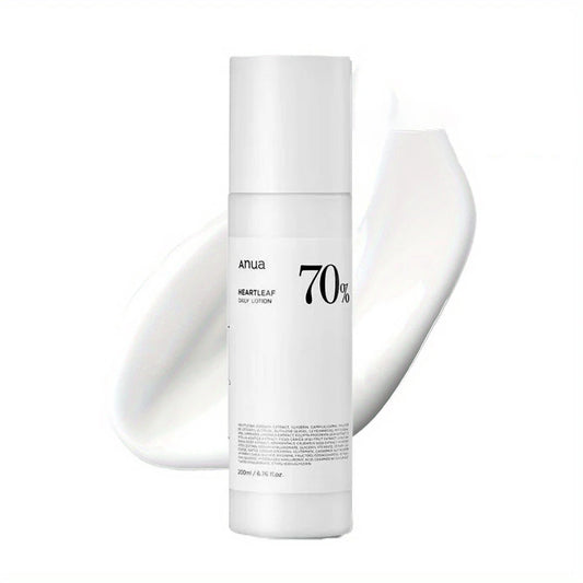 Anua Heartleaf 70 Lotion, Face Moisturizer with Hyaluronic Acid for Sensitive Skin, Lightweight, Korean Skin Care