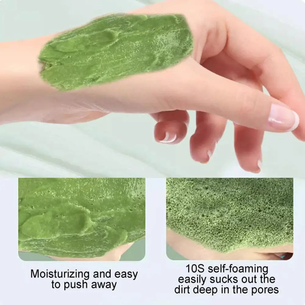 Centella Asiatica Bubble Foam Face Mask Moisturizing Facial Masks for Blackhead Removal Wrinkles Skin Care 12pcs