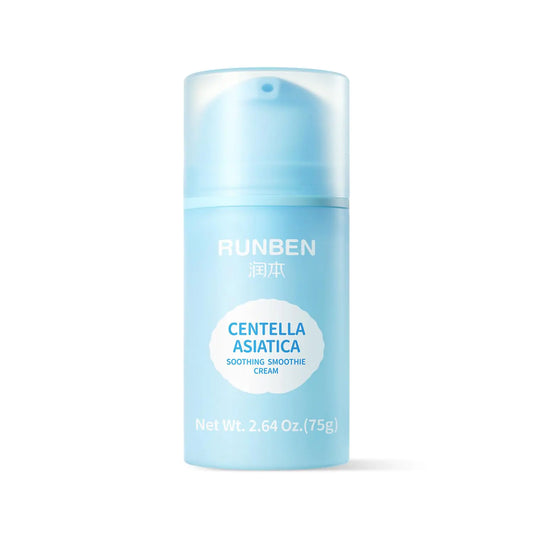 RUNBEN Centella Soothing Cream for Sensitive Skin | Kids Moisturizer Cream | Gentle & Calming Face Cream | Non-Fragrance | 2.64 oz