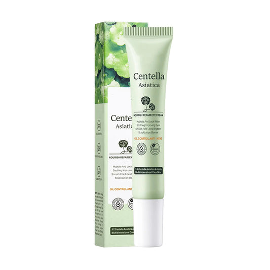 Centella Asiatica Eye CreamMoisturizes and Tightens the Skin Around the EyesReduces Dry Lines and Fine LinesImproves Dark Circles Under the EyesLightweight RefreshingNon Greasy